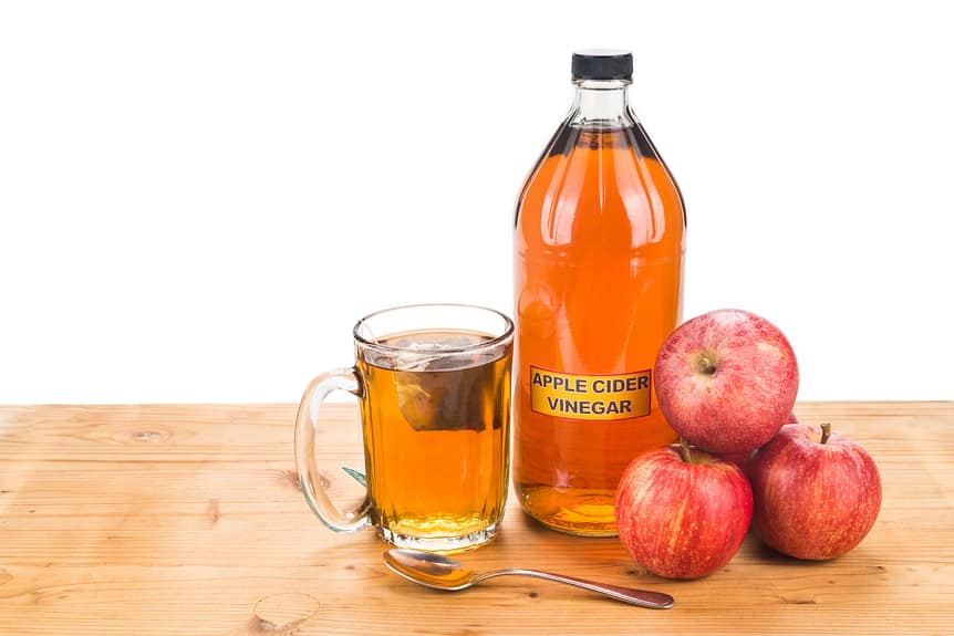 Apple cider vinegar liquid form